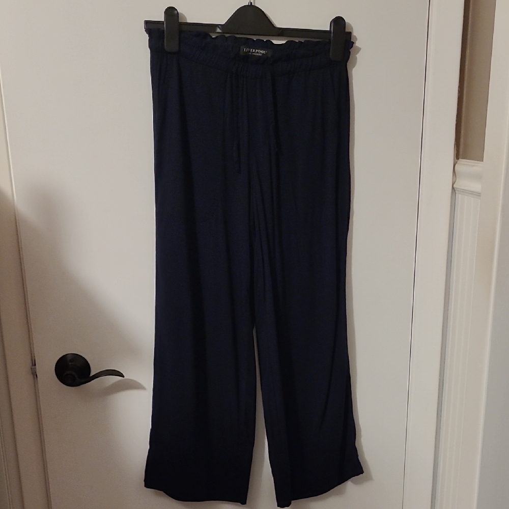 LIVERPOOL Navy Blue Women's Pants Misses S